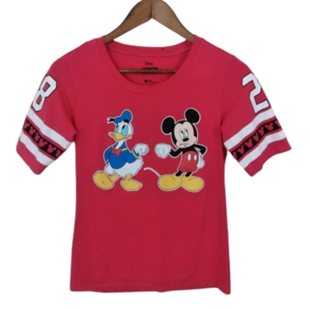 Disney Mickey and Friends Cotton Mickey Mouse Daffy Duck #28 Casual T-shirt Top